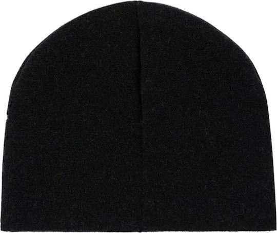 Beanie Unisex Σκούφος Πλεκτός σε Μαύρο χρώμα