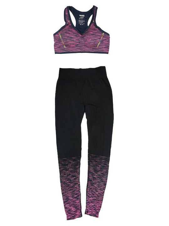 V-store Damen-Sweatpants-Set Fuchsia