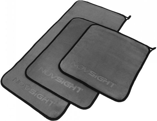 NovSight Cloths Microfiber Drying for Body Car Gray 3pcs