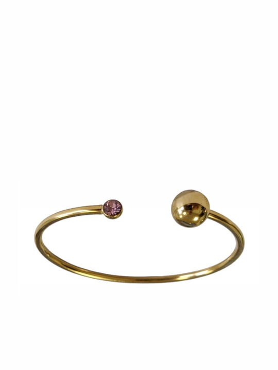 Tatu Moyo Bracelet Handcuffs made of Steel Gold Plated