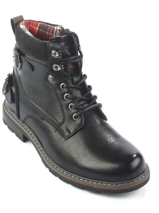 Fshoes Schwarz Herrenstiefel