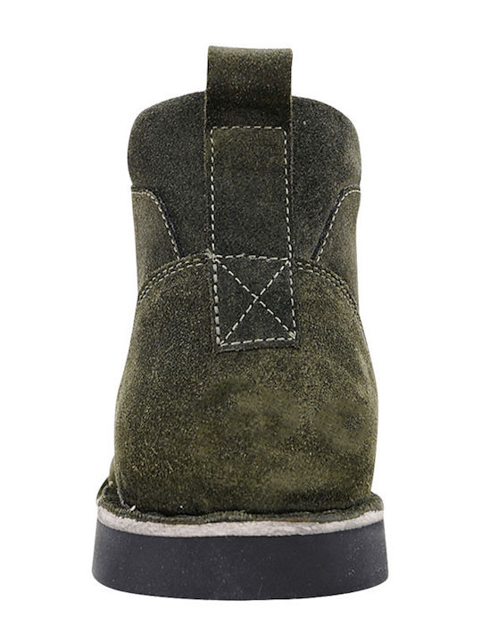 Suede Herrenstiefel Chukka Khaki
