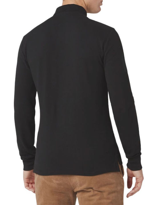 Ralph Lauren Custom Men's Long Sleeve Blouse Polo BLACK