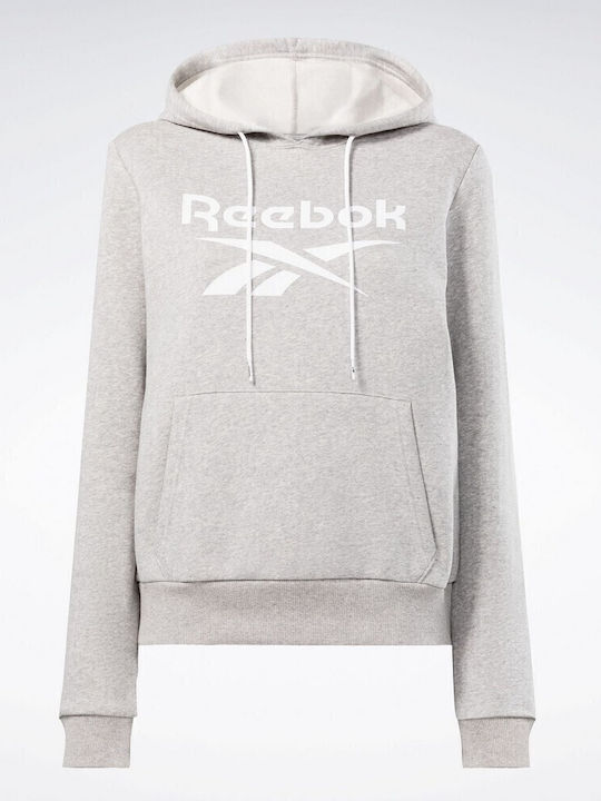 Identity Big Logo Damen Sweatshirt Kapuzen Gray