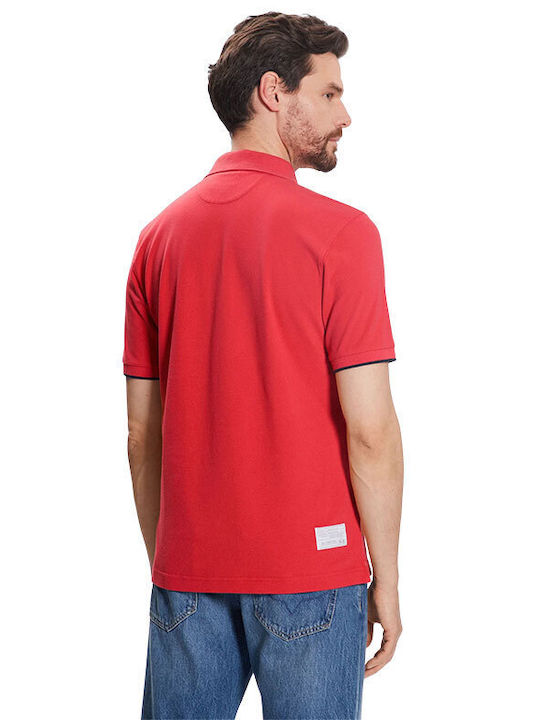 La Martina Men's Short Sleeve Blouse Polo RED