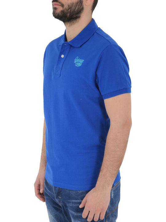 Garage Fifty5 Men's Short Sleeve Blouse Polo Royal