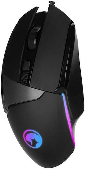 Marvo M411 RGB Gaming Ποντίκι 12800 DPI Μαύρο