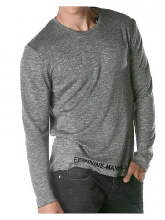 Brokers Jeans Herren Langarmshirt Grey