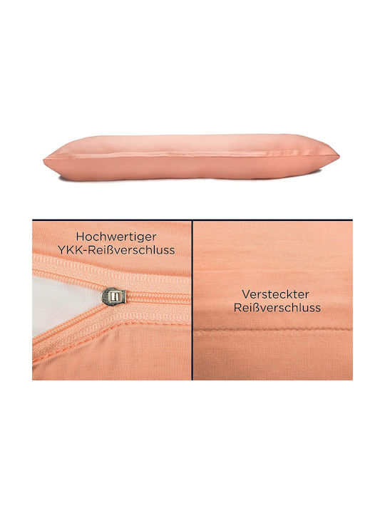 Livessa Față De Pernă Dhlf Din 100% Bumbac Roz 2 Buc 40x40 Cm