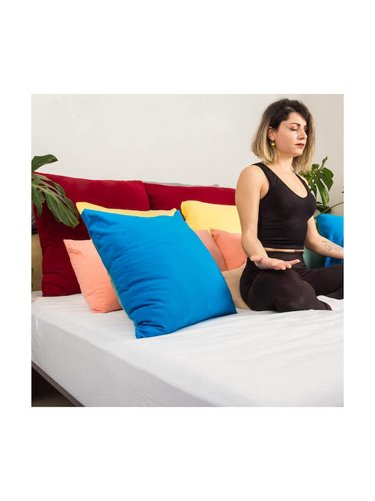 Livessa Față De Pernă Dhlf Din 100% Bumbac Turcoaz 2 Buc 40x40 Cm