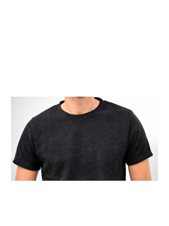 The Real Brand Herren Kurzarmshirt BLACK