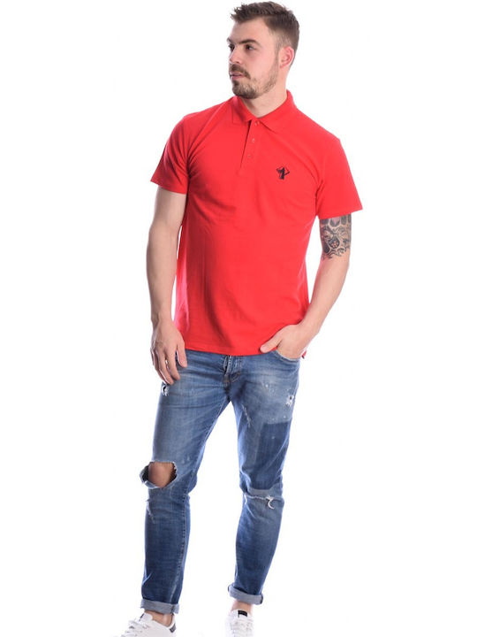 Prophet SKG Men's Short Sleeve Blouse Polo red