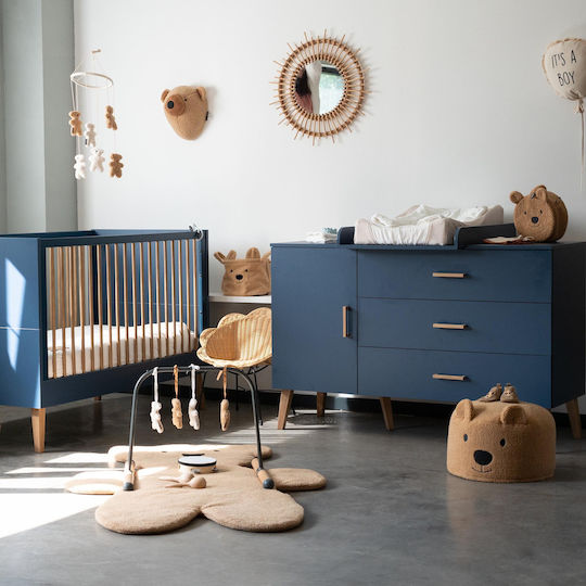 Childhome Babybett Kinderbett Kinderbett Bold Blau