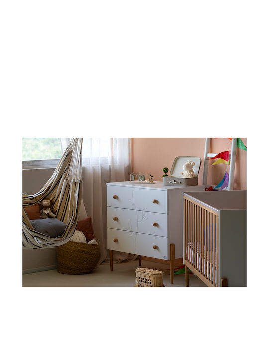 Santa Bebe Βρεφική Κούνια Λευκή για Στρώμα 70x140cm