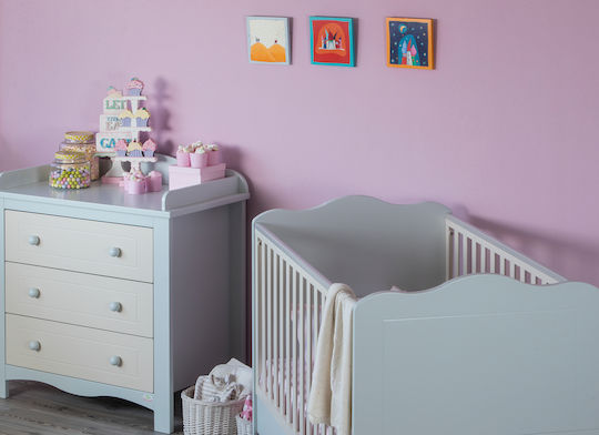 Santa Bebe Πολυμορφική Κούνια Rigel Λευκή