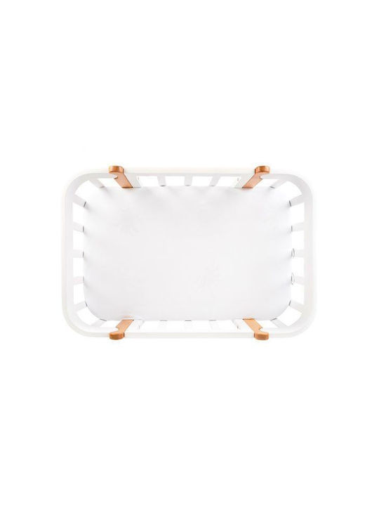 IngVart Babybett Multifunktional Nika Weiß für Matratze 60x120cm