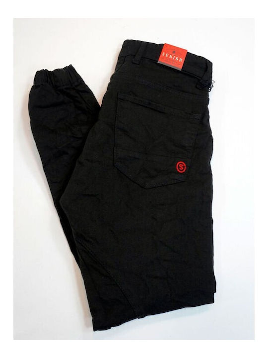 Senior Pantaloni de Bărbați din Jean BLACK 320