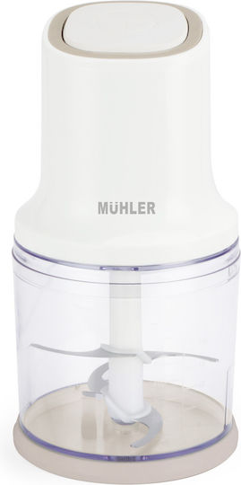 Muhler Πολυκόπτης Multi 400W με Δοχείο 500ml Λευκός