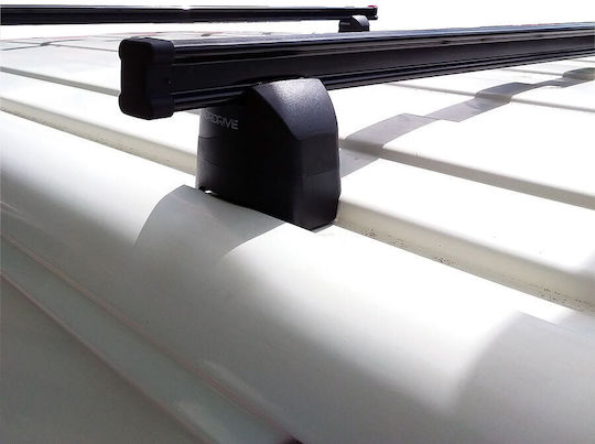 Nordrive Roof Bars Aluminum (with Roof Rack Legs) Black