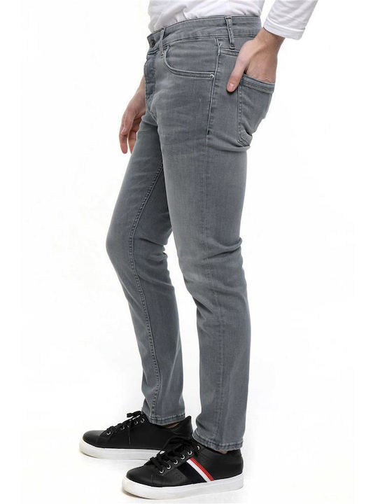 Jeans Store Company Men's Jeans Pants in Slim Fit GREY-BLUE