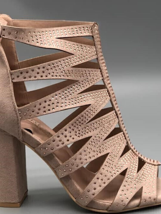 Leather Sandals Beige