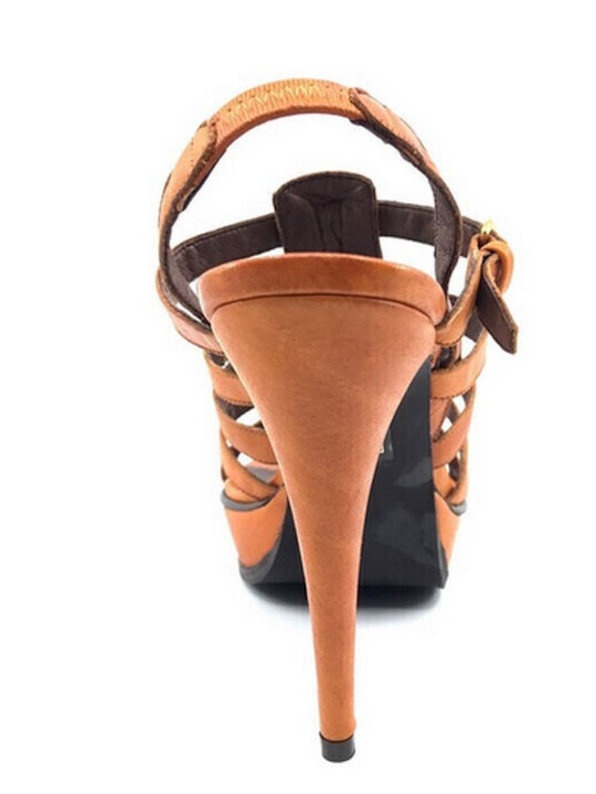 Sandalen Orange