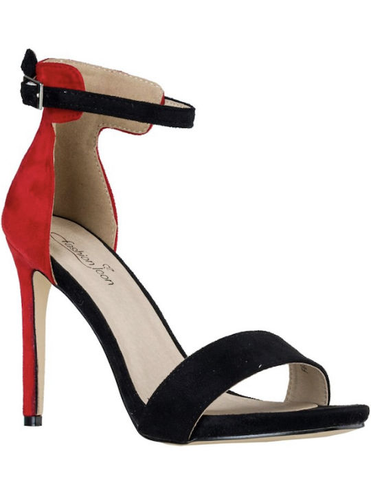 Fashion Icon Damen Sandalen in Rot Farbe