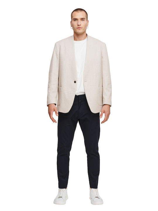 Premium Men's Suit Jacket Off White