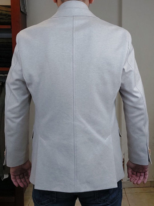 Herrenanzugsjacke Ecru