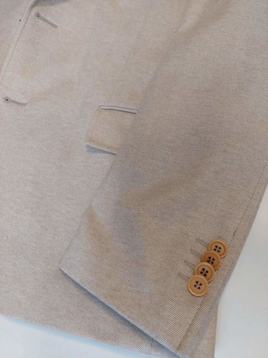 Herrenanzugsjacke Ecru