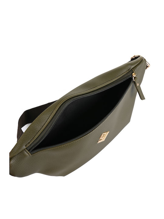 Lovely Handmade Camelia Women's Bum Bag pentru Talie Khaki