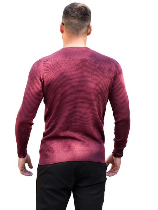 Vittorio Artist Vittorio Men's Long Sleeve Sweater BORDO