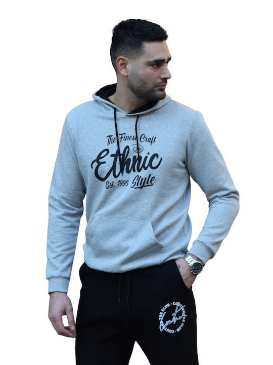 Attitude Men's Sweatshirt with Hood grey (code