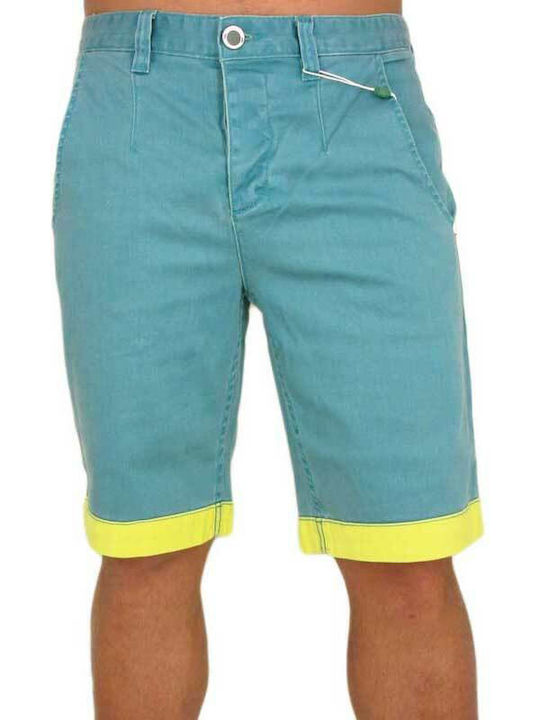 Humor Men's Shorts Chino denim green