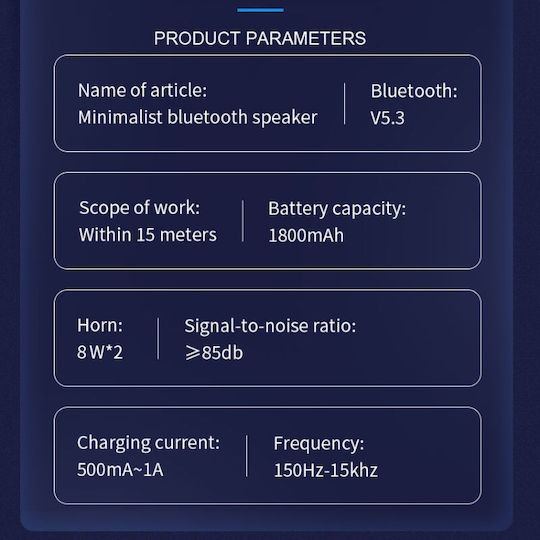 Naxius NXBSPST-132 Bluetooth-Lautsprecher 20W Schwarz