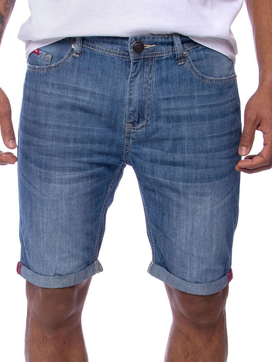 Herrenshorts Jeans Blau