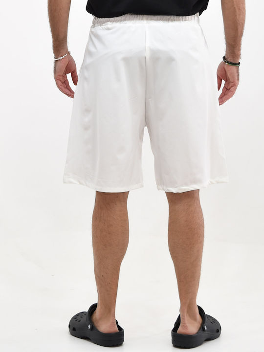 Aris Tsoubos Men's Shorts ΑΤ2219 WHITE