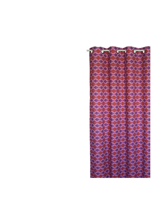 Decocraft Vorhang mit Grommets Frida Lila 140x260cm