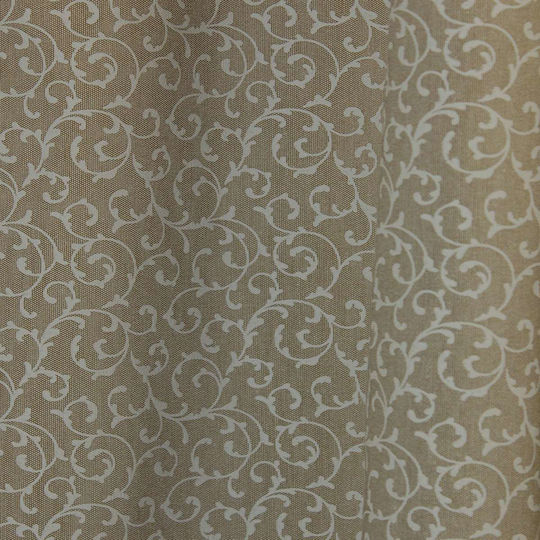Decocraft Vorhang mit Bleistiftfalten Beige 140x270cm