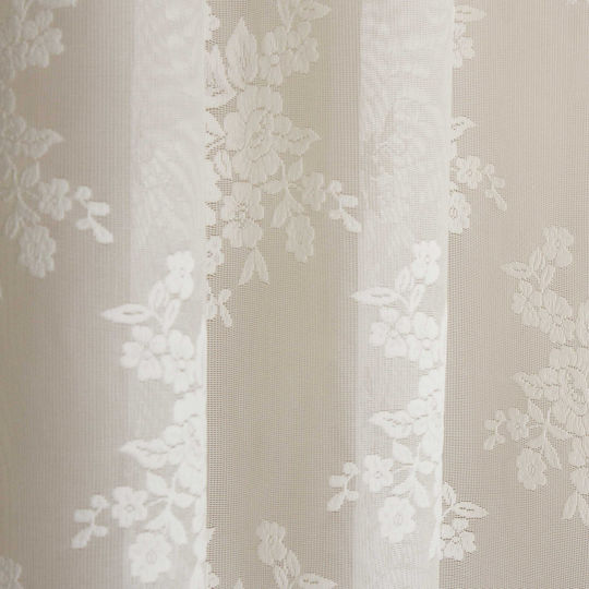 Decocraft Curtain With Grommets Classic White 140x260cm