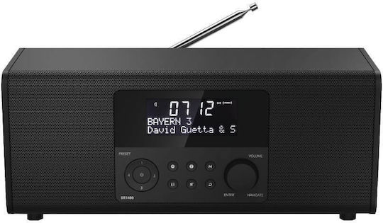 HAMA Radio DR1400 Επιτραπέζιο Ραδιόφωνο Ρεύματος DAB+ Μαύρο