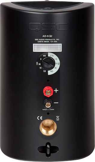 QSC AD‐S32T AD‐S32T Ζεύγος Παθητικών Ηχείων PA 30W με Woofer 3" 12.3x14x20.2εκ.