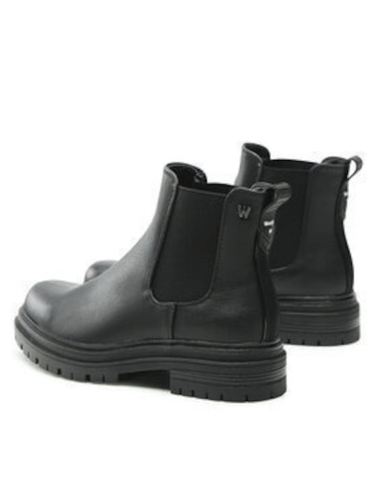 Wrangler Courtney Damen Chelsea Stiefeletten Schwarz