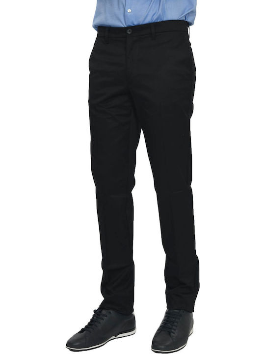 Trussardi Men's Trousers Chino Elastic Black