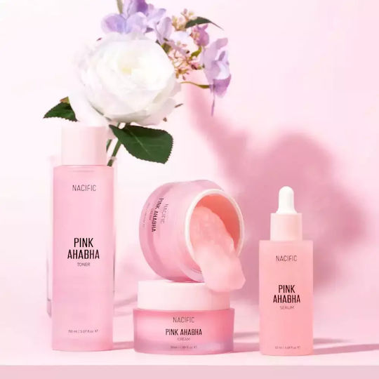 Nacific Pink Ahabha Moisturizing Serum Face with Hyaluronic Acid & Salicylic Acid for Radiance & Revitalization 50ml