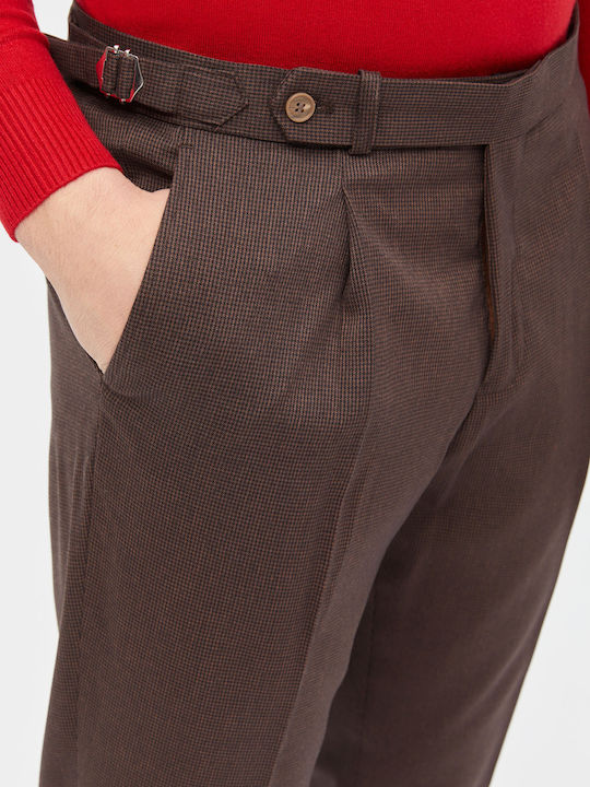 Aristoteli Bitsiani Men's Trousers Brown