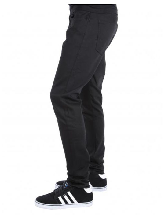 Iriedaily Men's Trousers in Tapered Line Black