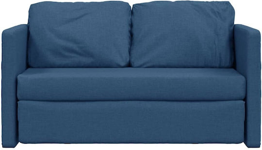 Doppelsitzer Sofa Bett Blau 112x174x55cm