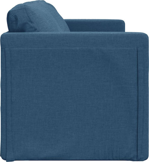 Doppelsitzer Sofa Bett Blau 112x174x55cm