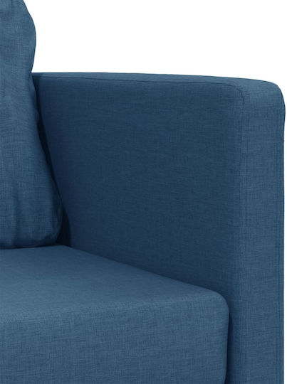 Doppelsitzer Sofa Bett Blau 112x174x55cm